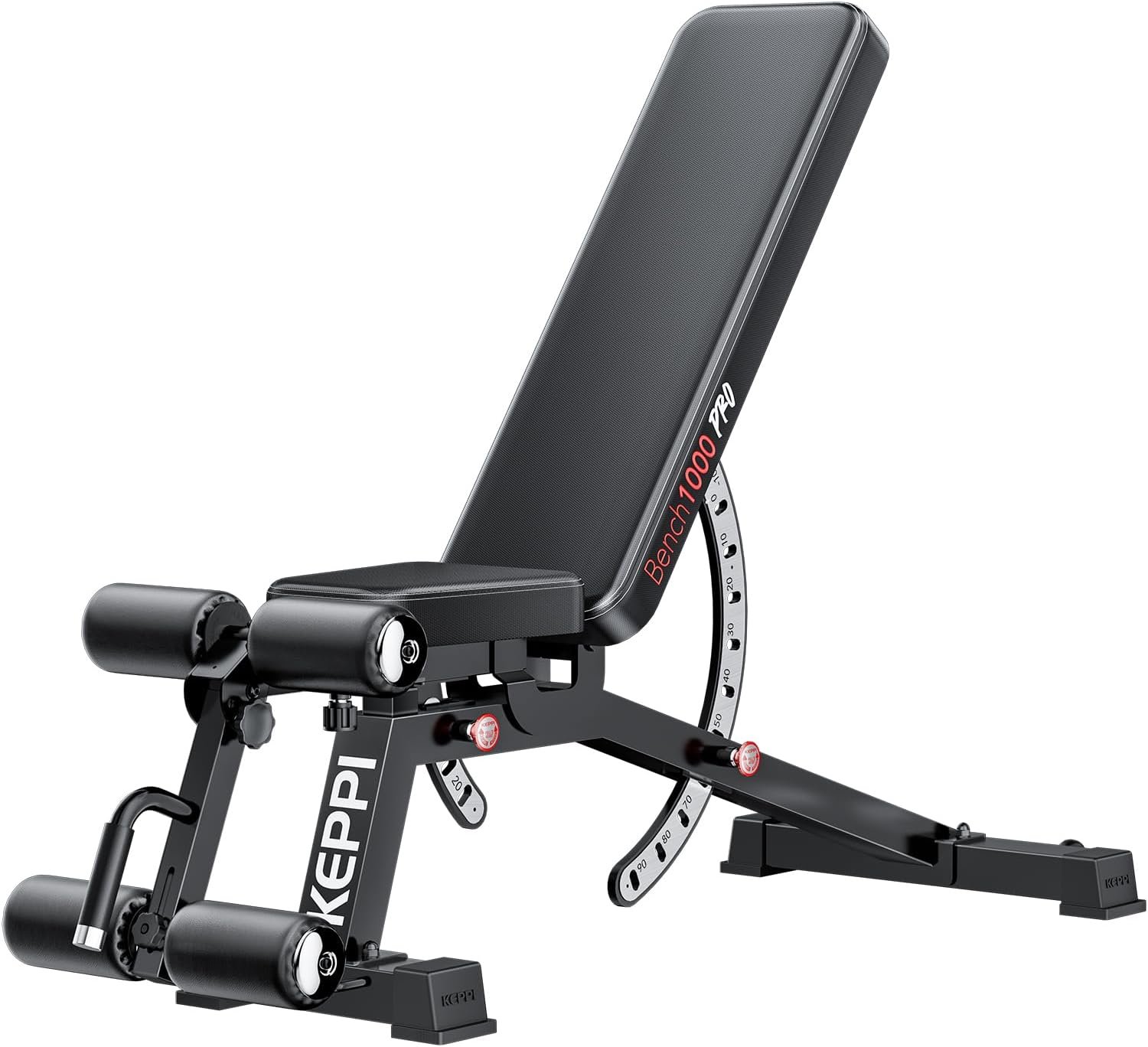 Keppi Adjustable Weight Bench, 1200LBS Full Body Workout Bench for Home Gym